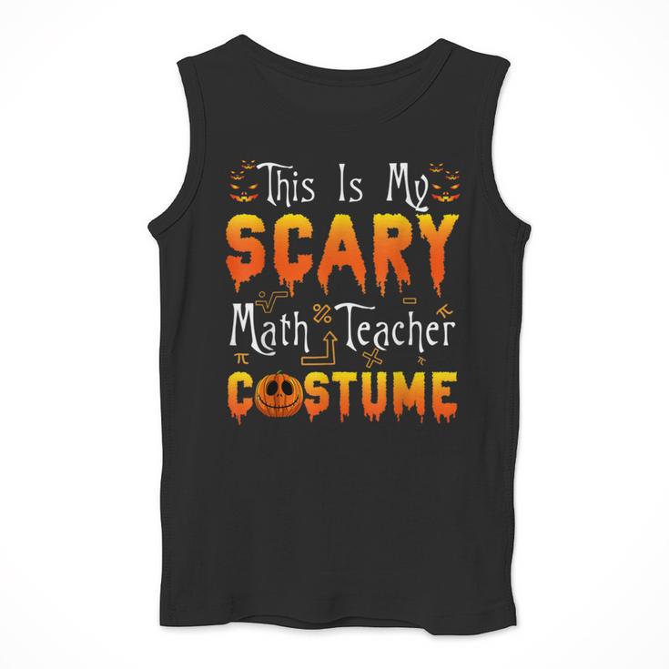 This Is My Scary Math Teacher Costume Halloween Men Tank Top, funny design This Is My Scary Math Teacher Costume Halloween Men Tank Top, funny design