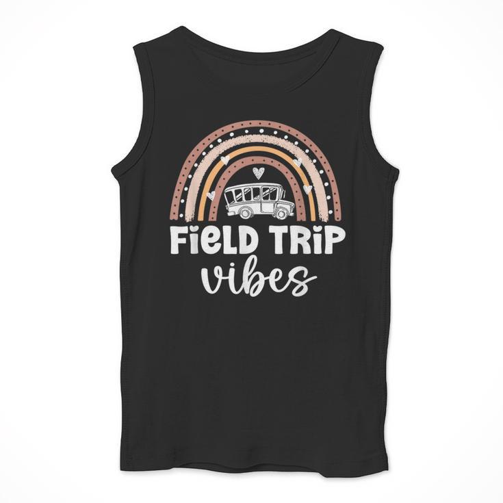 School Bus Trip Vibes Students Teachers Students Field Trip Men Tank Top, funny design School Bus Trip Vibes Students Teachers Students Field Trip Men Tank Top, funny design