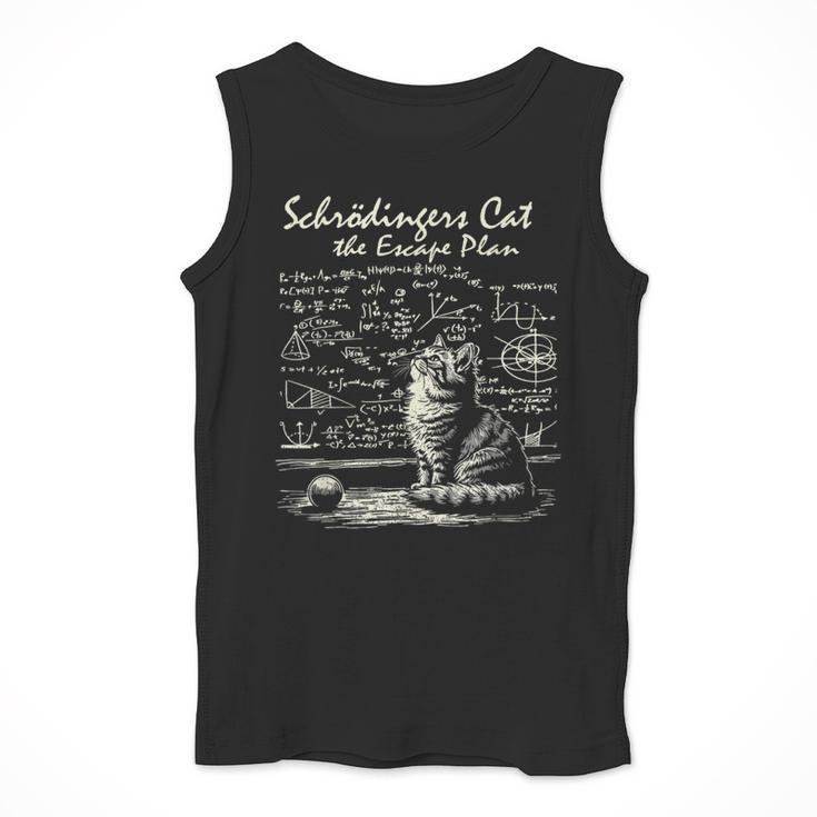 SchröDinger's Cat Escape Plan Science Teacher For Men Women Kids Men Tank Top, Science Teacher Gifts, funny design