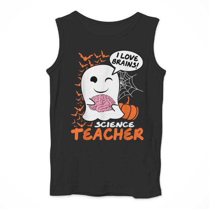Science Teacher Cute Ghost Halloween Teacher Men Women Men Tank Top, Science Teacher Gifts, funny design