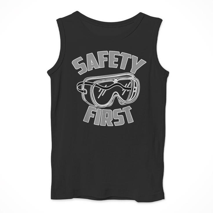 Science Teacher Shirt Safety First STEM STEAM Shirt Men Tank Top, Science Teacher Gifts, funny design