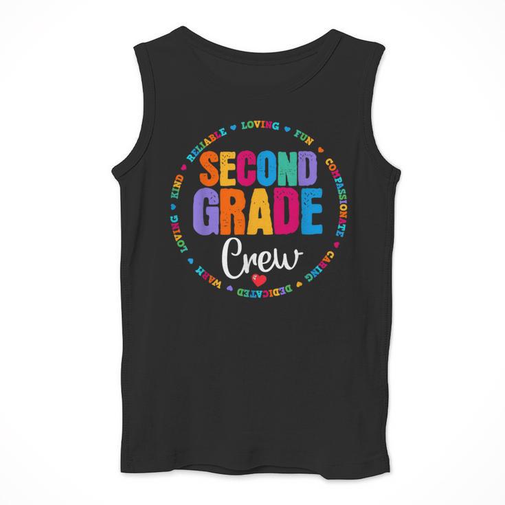 Second Grade Crew 2nd Back To School Teacher Team Squad Men Tank Top, 2nd Grade Teacher Gifts, funny design Second Grade Crew 2nd Back To School Teacher Team Squad Men Tank Top, 2nd Grade Teacher Gifts, funny design