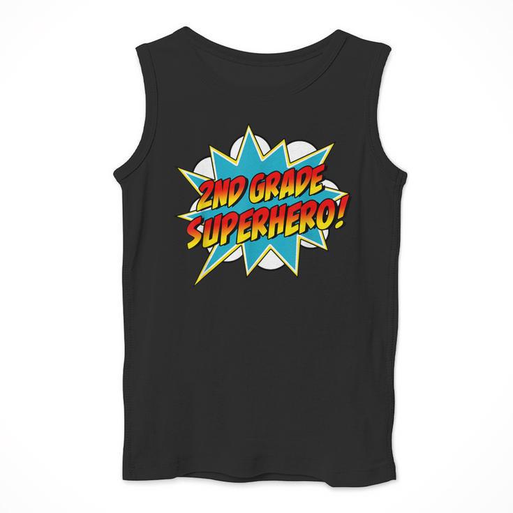 Second Grade Superhero Teacher Student 2nd Grade Comic Retro Men Tank Top, 2nd Grade Teacher Gifts, funny design Second Grade Superhero Teacher Student 2nd Grade Comic Retro Men Tank Top, 2nd Grade Teacher Gifts, funny design