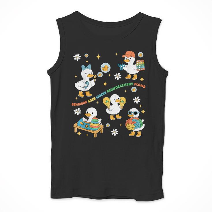 Silly Goose Behavior Analyst RBT ABA Therapy SPED Teacher Men Tank Top, funny design