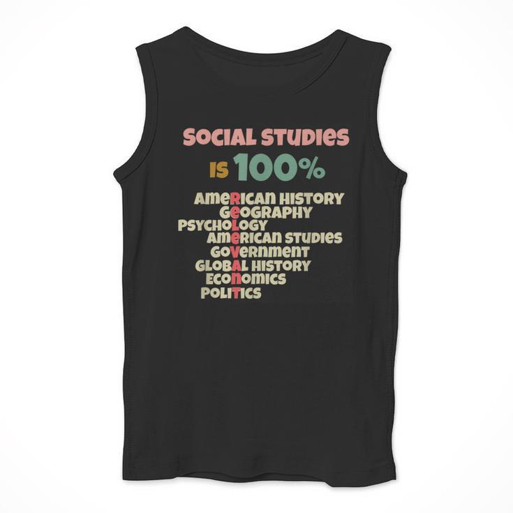 Social Studies Is Relevant History Teacher History Buff Men Tank Top, History Teacher Gifts, funny design