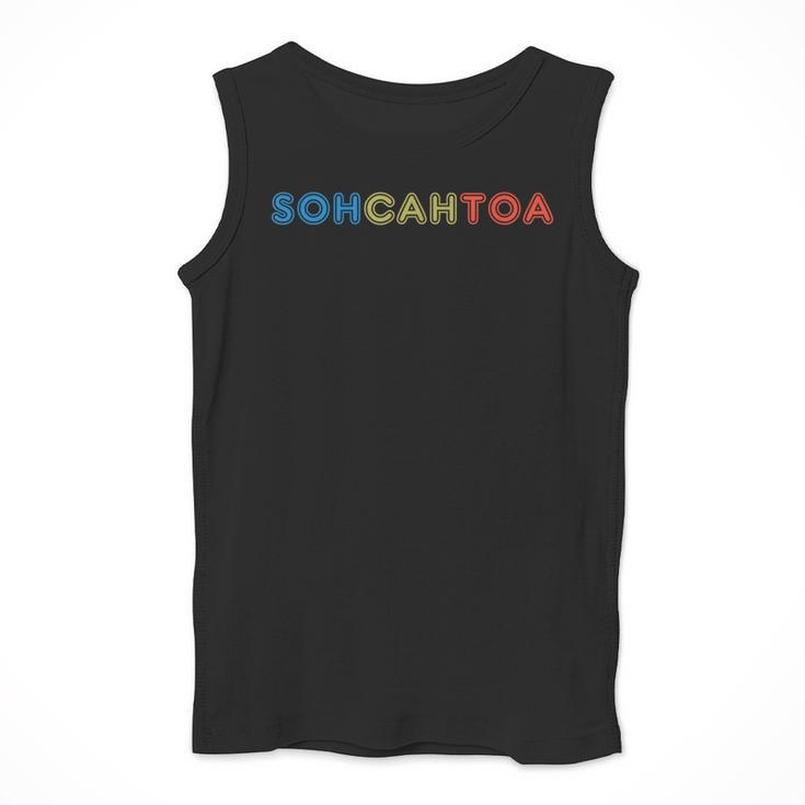 SOHCAHTOA Math For Teacher Student SOH CAH TOA Trig Men Tank Top, funny design