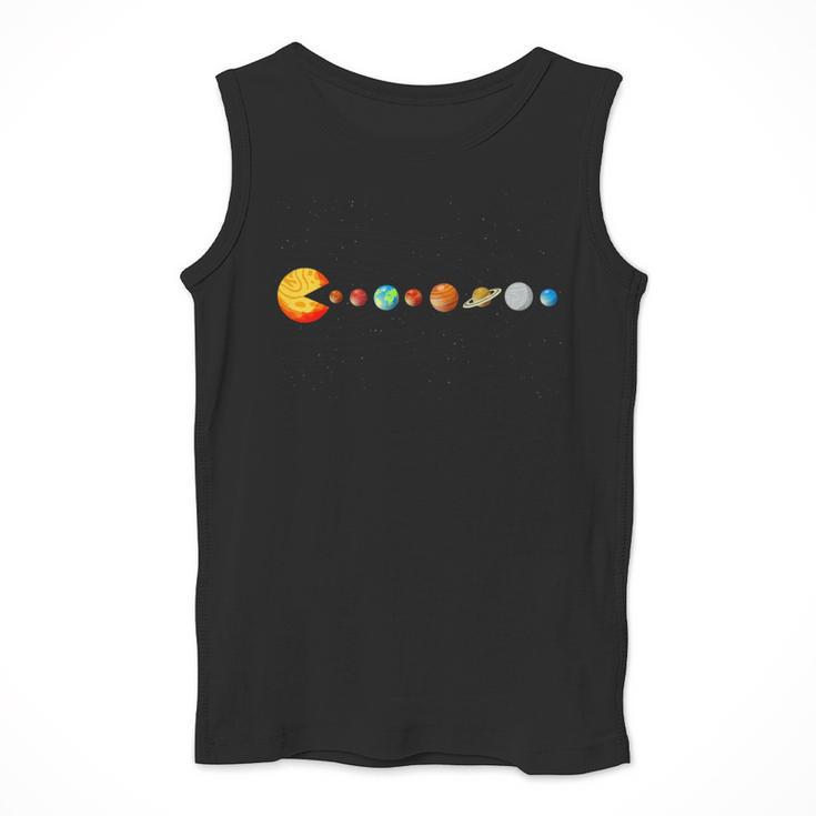 Solar System Teacher Video Games Sun Eating Planets Men Tank Top, funny design Solar System Teacher Video Games Sun Eating Planets Men Tank Top, funny design