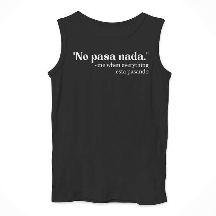 Spanglish Mexican Spanish Teacher Bilingual Spanglish Men Tank Top, funny design