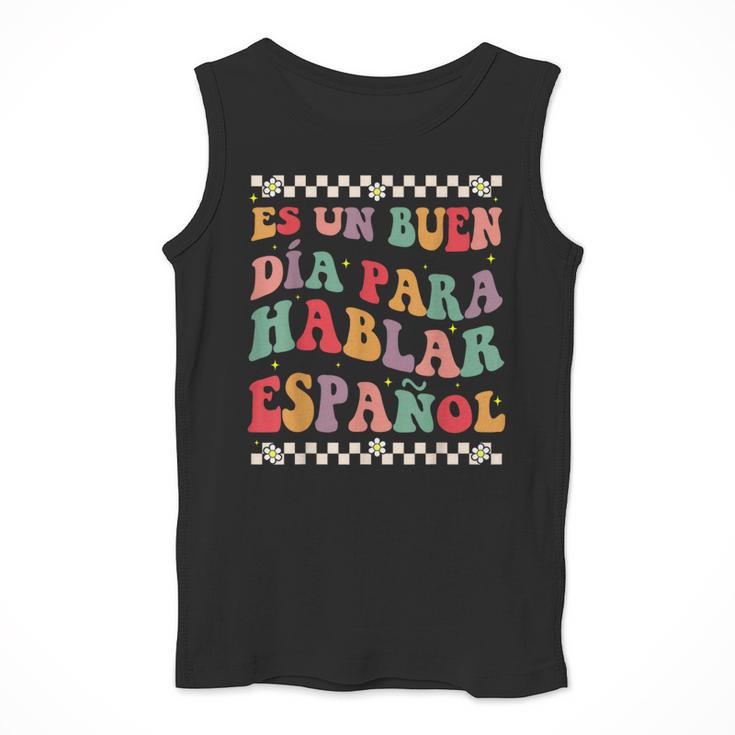 Spanish Teacher Maestra Hablar EspañOl Bilingual Teacher Men Tank Top, funny design Spanish Teacher Maestra Hablar EspañOl Bilingual Teacher Men Tank Top, funny design
