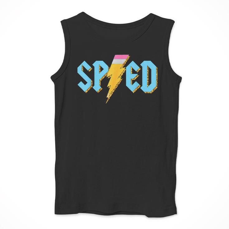 Special Education SPED Rocks Teacher Back To School Rock Men Tank Top, funny design