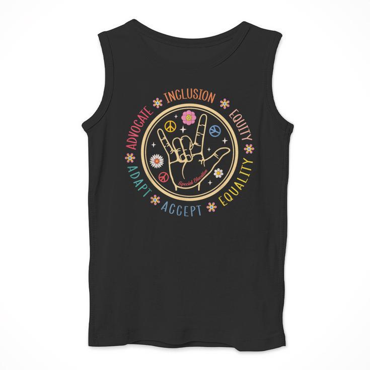 Special Education SPED Teacher IEP Advocate Inclusion Autism Men Tank Top, funny design Special Education SPED Teacher IEP Advocate Inclusion Autism Men Tank Top, funny design
