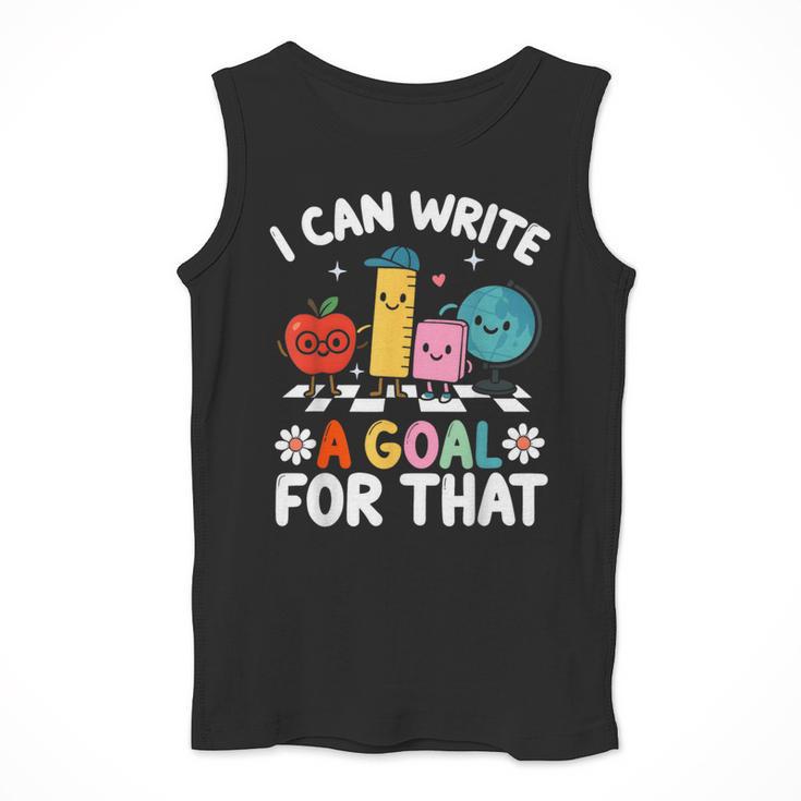 Special Education i Can Write a Goal For That Sped Teacher Men Tank Top, funny design Special Education i Can Write a Goal For That Sped Teacher Men Tank Top, funny design