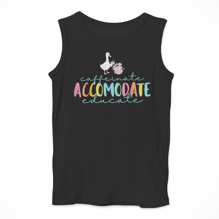 SPED Dream Team Teachers Special Education Silly Goose Men Tank Top, funny design SPED Dream Team Teachers Special Education Silly Goose Men Tank Top, funny design
