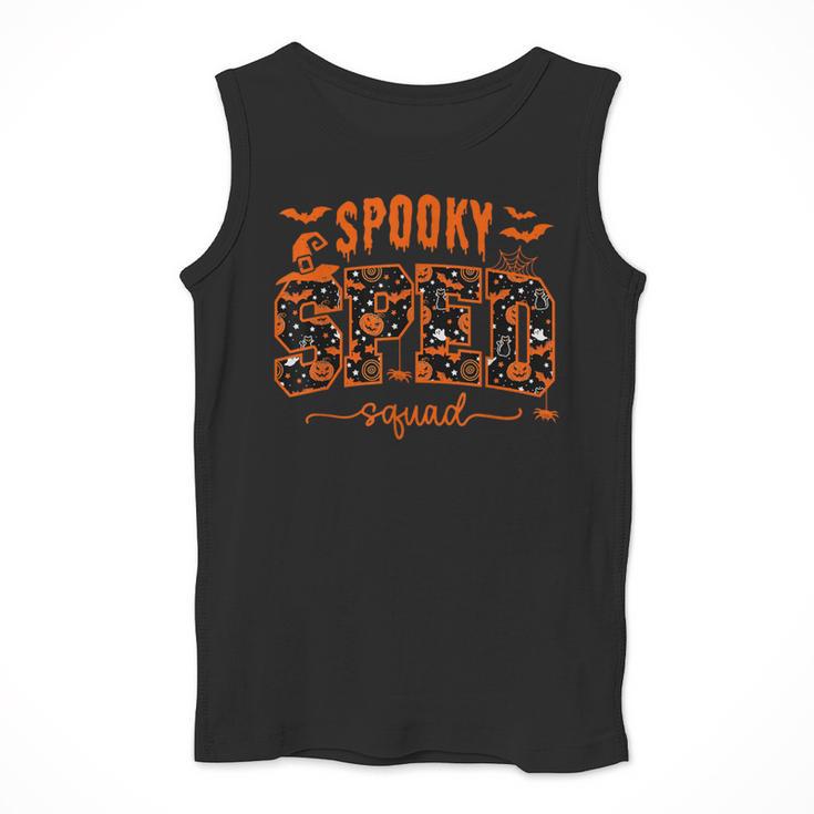 Sped Squad Team Special Education Teacher Halloween Men Tank Top, funny design Sped Squad Team Special Education Teacher Halloween Men Tank Top, funny design