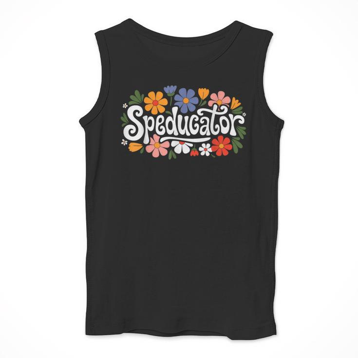 Speducator Special Education Teacher Teaching SPED Men Tank Top, funny design