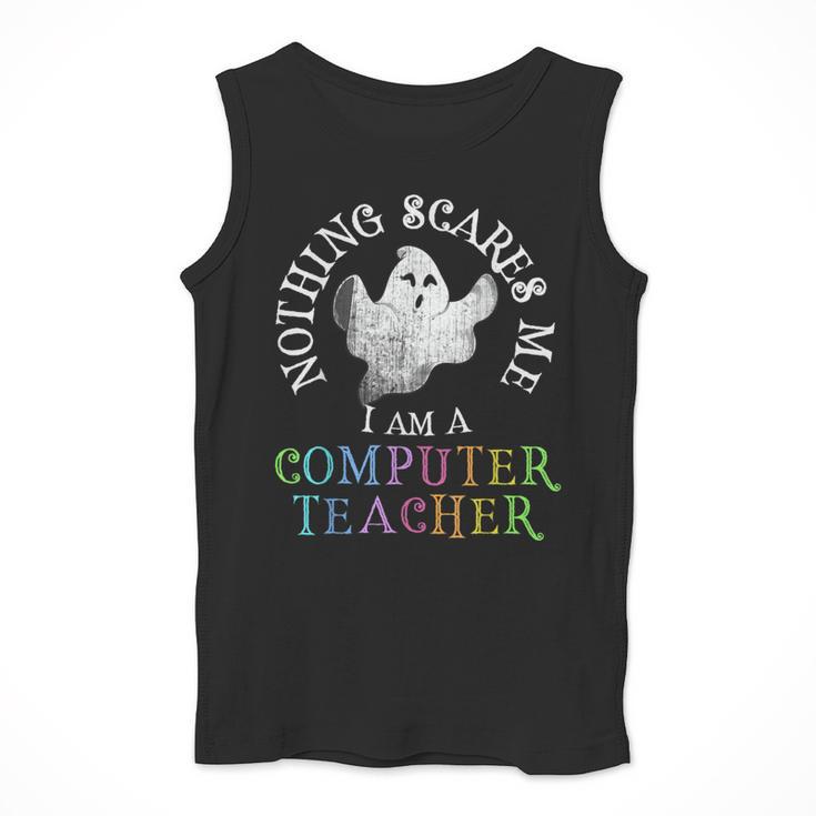 This Is My Spooky COMPUTER TEACHER Costume Don't Scare Me Men Tank Top, funny design This Is My Spooky COMPUTER TEACHER Costume Don't Scare Me Men Tank Top, funny design