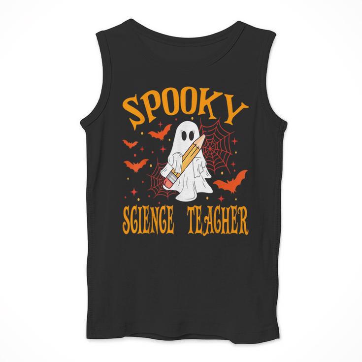 Spooky Science Teacher Ghost Halloween School Women Men Tank Top, Science Teacher Gifts, funny design Spooky Science Teacher Ghost Halloween School Women Men Tank Top, Science Teacher Gifts, funny design