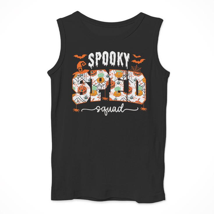 Spooky SPED Squad Special Education Teacher Halloween Ghost Men Tank Top, funny design Spooky SPED Squad Special Education Teacher Halloween Ghost Men Tank Top, funny design