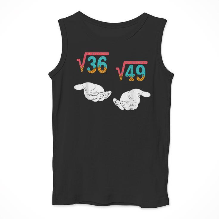 Square Root 36 49 Meme 67 Ice Cream Drip Math Teacher Tee Men Tank Top, funny design Square Root 36 49 Meme 67 Ice Cream Drip Math Teacher Tee Men Tank Top, funny design