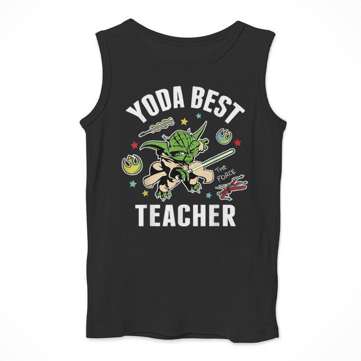 Star Wars Yoda Best Teacher Icons Men Tank Top, funny design