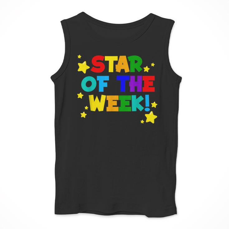 Star Of The Week Cheerful Recognition Student Teachers Class Men Women Kids Men Tank Top, funny design Star Of The Week Cheerful Recognition Student Teachers Class Men Women Kids Men Tank Top, funny design