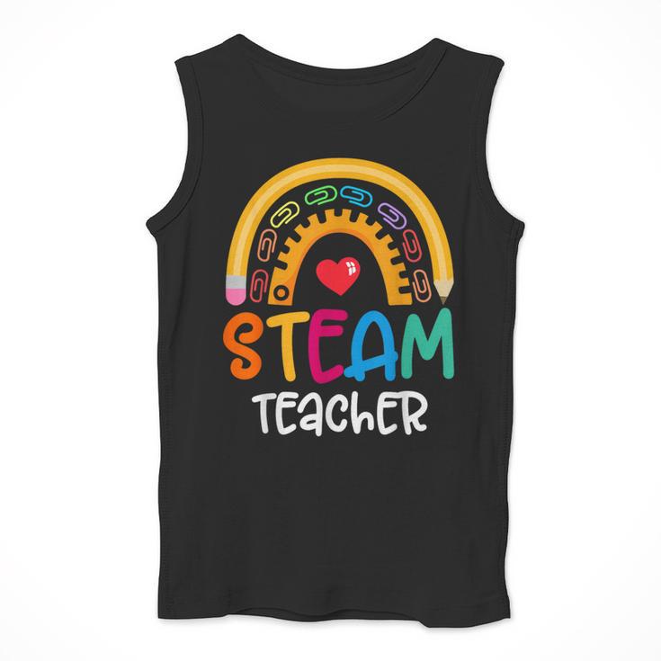STEAM Teacher Squad Team Crew Back To School STEM Special Men Tank Top, funny design