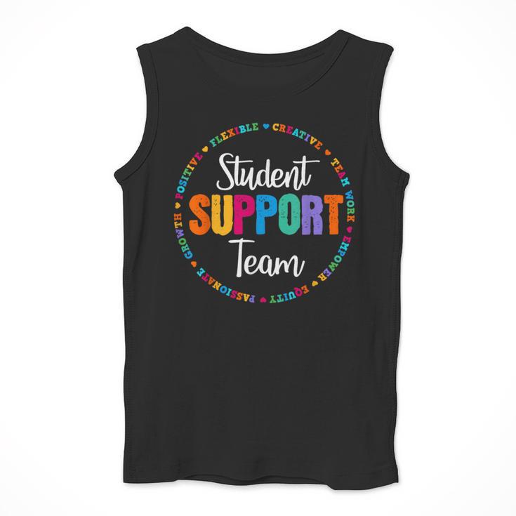 Student Support Team Counselor Social Worker Teacher Crew Men Tank Top, funny design