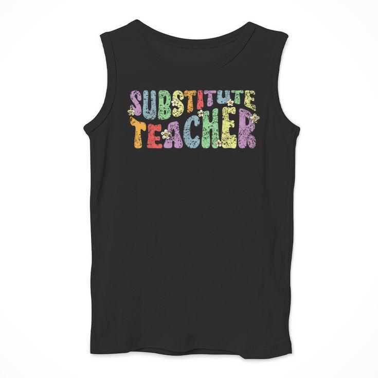 Substitute Teacher Women Back To School Substitute Teacher Men Tank Top, funny design