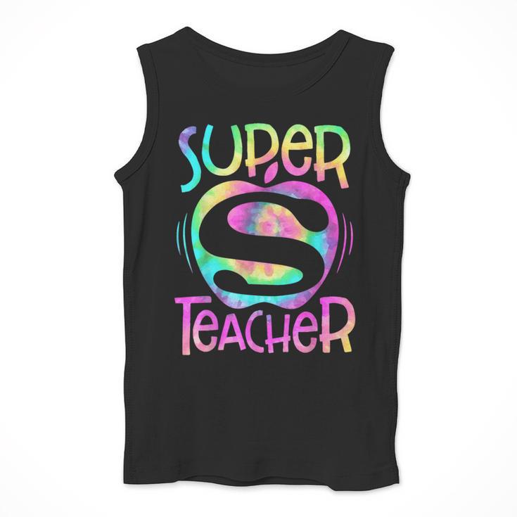 Super Teacher Back To School Apple Tie Dye First Day Men Tank Top, Super Teacher Gifts, funny design Super Teacher Back To School Apple Tie Dye First Day Men Tank Top, Super Teacher Gifts, funny design