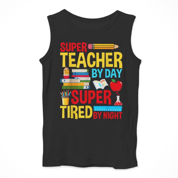 Super Teacher By Day Super Tired By Night Superhero Teacher Men Tank Top, Super Teacher Gifts, funny design Super Teacher By Day Super Tired By Night Superhero Teacher Men Tank Top, Super Teacher Gifts, funny design