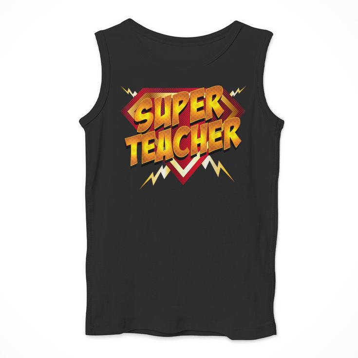 Super Teacher Superhero Back To School Teacher's Men Tank Top, Super Teacher Gifts, funny design Super Teacher Superhero Back To School Teacher's Men Tank Top, Super Teacher Gifts, funny design