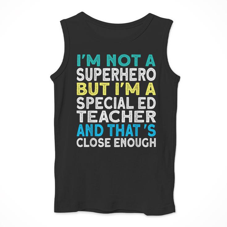 Superhero & Special Education Teacher Men Women Men Tank Top, funny design