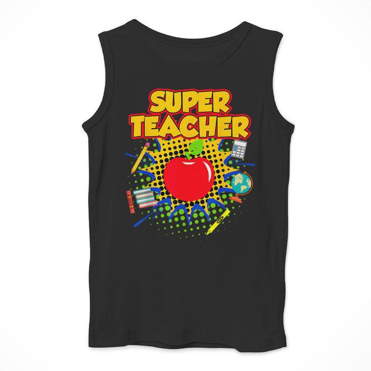 Superhero Teacher Appreciation Teaching Tee Men Tank Top, funny design Superhero Teacher Appreciation Teaching Tee Men Tank Top, funny design