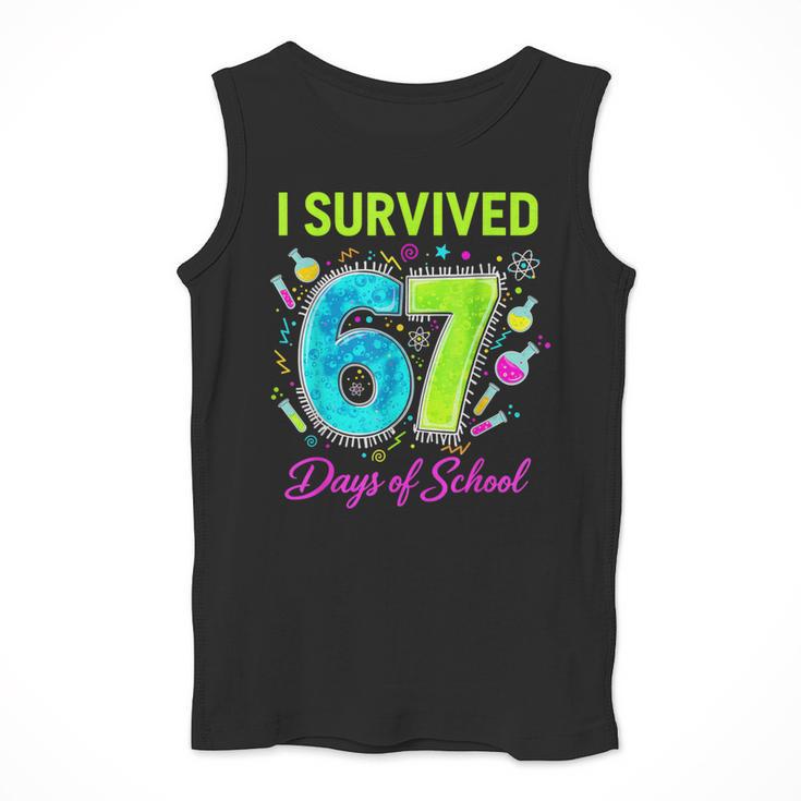 I Survived 67 Days Of School 67 Meme Science Teacher Men Tank Top, Science Teacher Gifts, funny design I Survived 67 Days Of School 67 Meme Science Teacher Men Tank Top, Science Teacher Gifts, funny design
