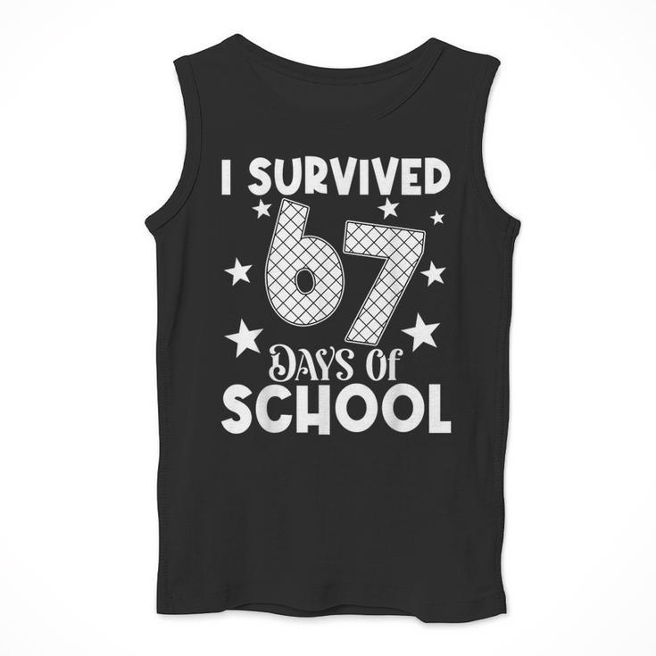 I Survived 67 Days Of School Teachers Students Men Tank Top, funny design