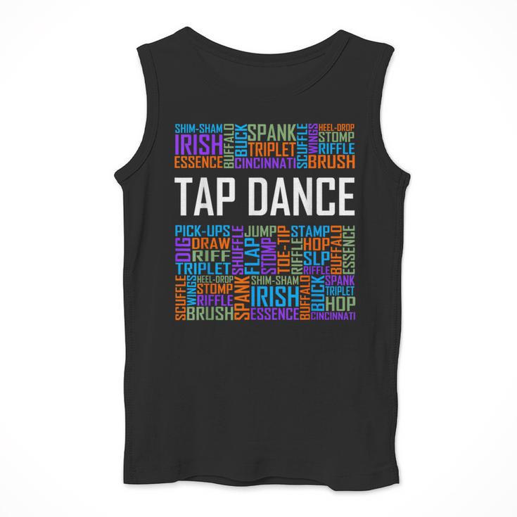 Tap Dance Words Lover Tap Dancer Dancing Teacher Men Tank Top, funny design Tap Dance Words Lover Tap Dancer Dancing Teacher Men Tank Top, funny design