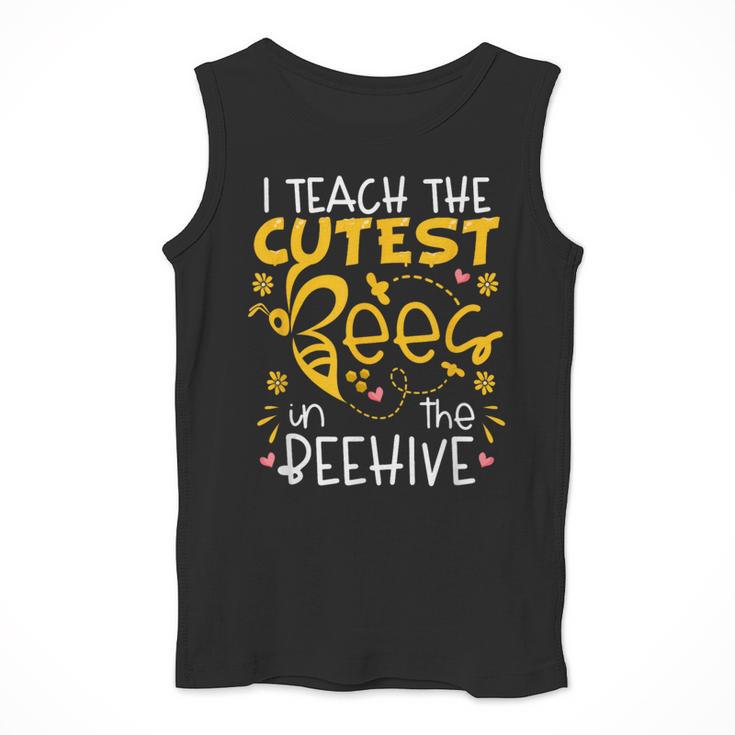 I Teach The Cutest Bees In The Beehive Teacher Men Tank Top, funny design I Teach The Cutest Bees In The Beehive Teacher Men Tank Top, funny design