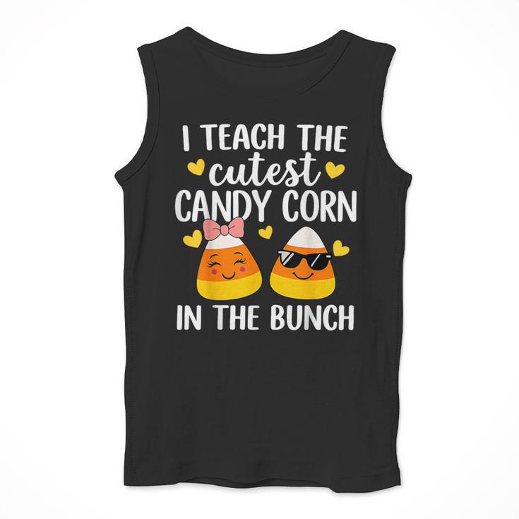 I Teach The Cutest Candy Corn In The Bunch Teacher Halloween Men Tank Top, funny design I Teach The Cutest Candy Corn In The Bunch Teacher Halloween Men Tank Top, funny design