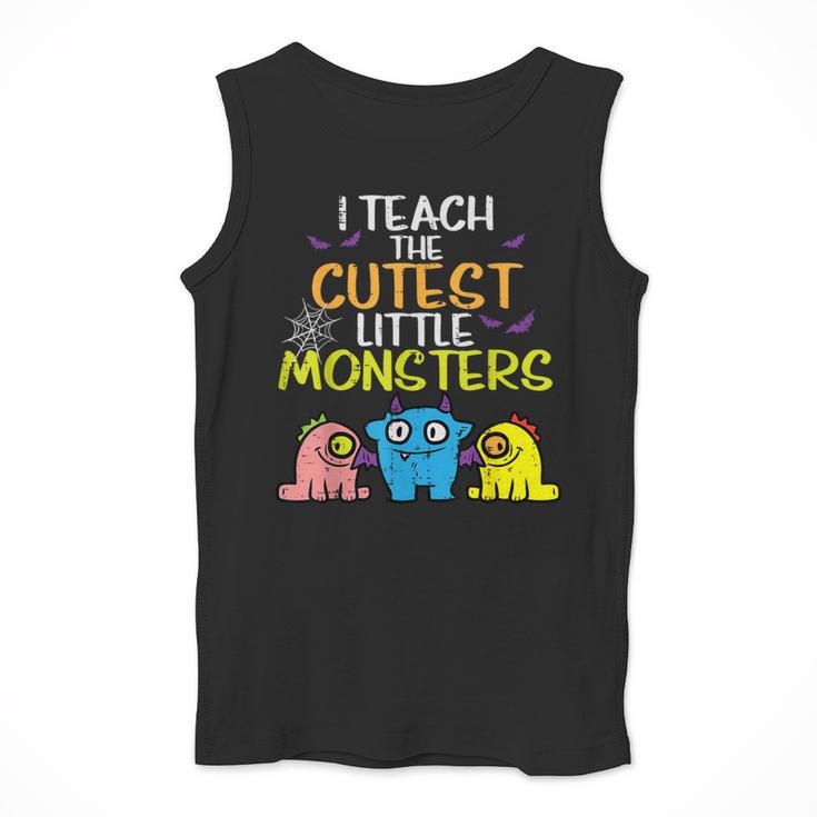 I Teach Cutest Little Monsters Halloween Teacher Men Women Men Tank Top, funny design I Teach Cutest Little Monsters Halloween Teacher Men Women Men Tank Top, funny design