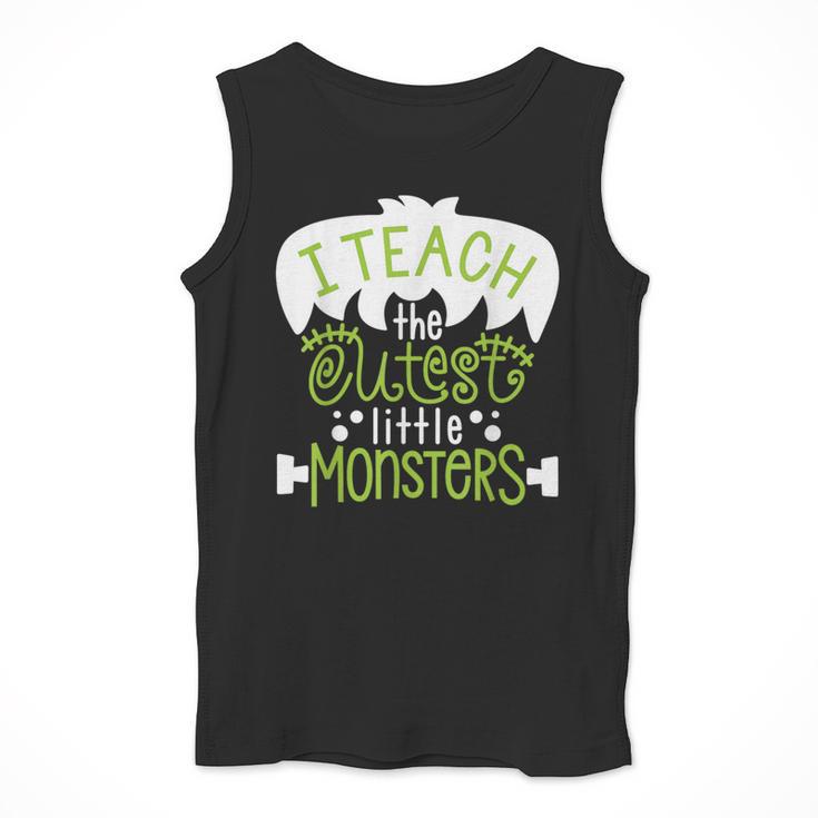 I Teach The Cutest Little Monsters Halloween Teacher Spooky Men Tank Top, funny design I Teach The Cutest Little Monsters Halloween Teacher Spooky Men Tank Top, funny design