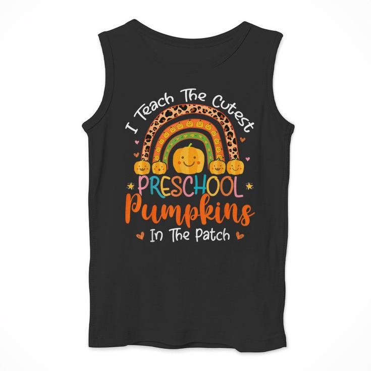I Teach The Cutest Preschool Pumpkin Teacher Halloween For Men Women Kids Men Tank Top, funny design I Teach The Cutest Preschool Pumpkin Teacher Halloween For Men Women Kids Men Tank Top, funny design