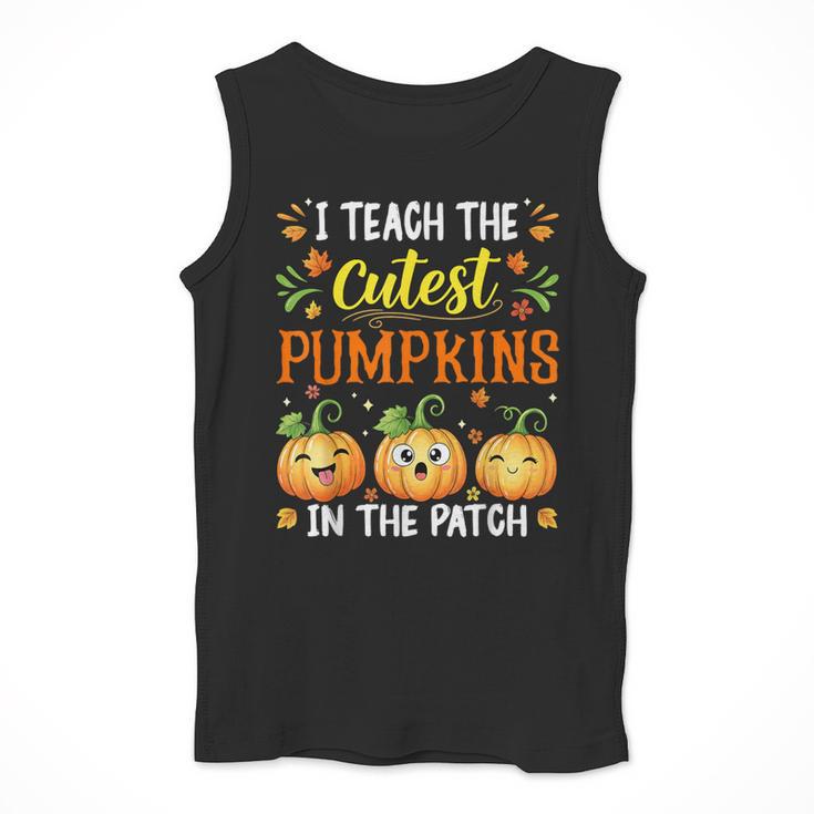 I Teach The Cutest Pumpkins Halloween Teacher Men Tank Top, funny design I Teach The Cutest Pumpkins Halloween Teacher Men Tank Top, funny design