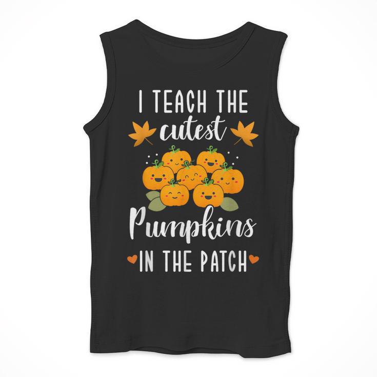 I Teach The Cutest Pumpkins In The Patch Halloween Teacher Men Tank Top, funny design I Teach The Cutest Pumpkins In The Patch Halloween Teacher Men Tank Top, funny design