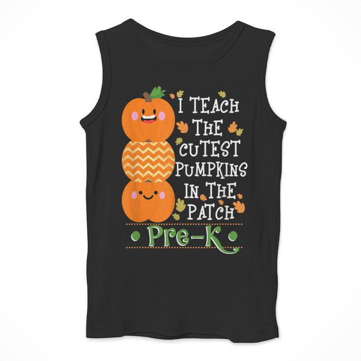 I Teach The Cutest Pumpkins In Patch Pre-K Halloween Teacher Men Tank Top, funny design I Teach The Cutest Pumpkins In Patch Pre-K Halloween Teacher Men Tank Top, funny design