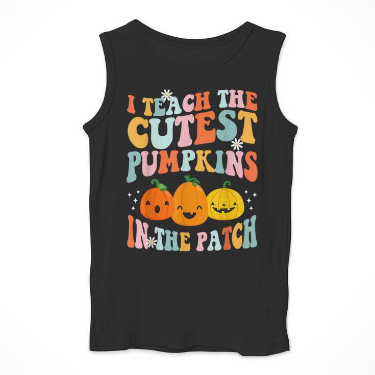 I Teach The Cutest Pumpkins In The Patch Teacher Men Tank Top, funny design I Teach The Cutest Pumpkins In The Patch Teacher Men Tank Top, funny design