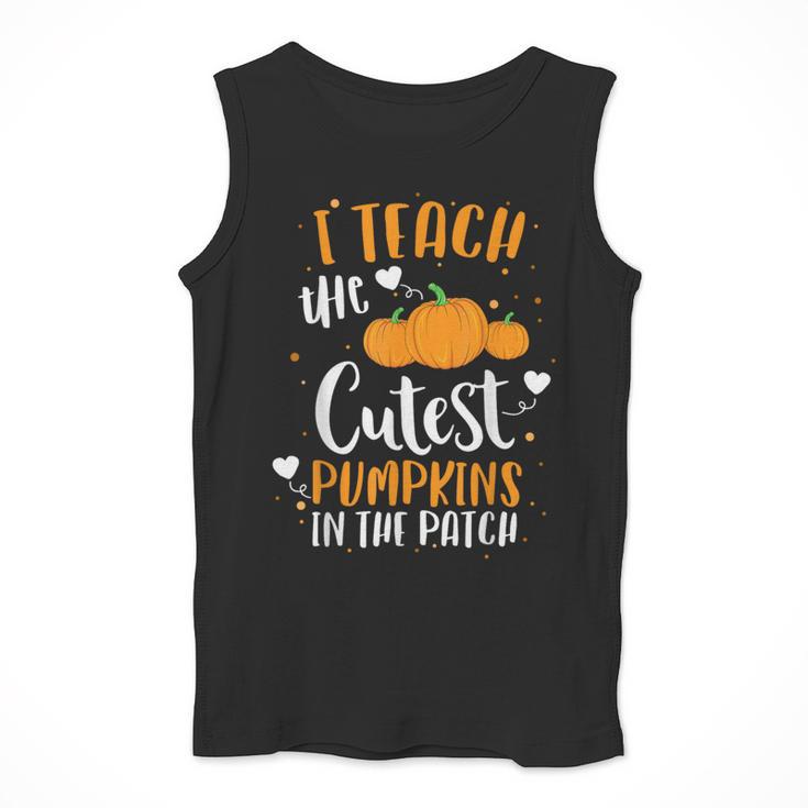 I Teach The Cutest Pumpkins In The Patch Teacher School For Men Women Kids Men Tank Top, funny design I Teach The Cutest Pumpkins In The Patch Teacher School For Men Women Kids Men Tank Top, funny design