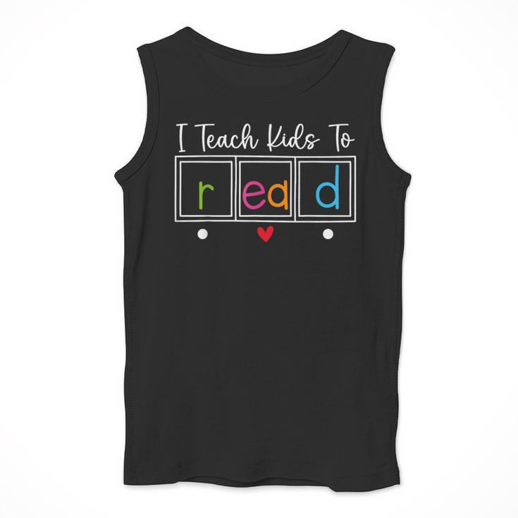 I Teach Kids To Read Reading Teacher Appreciation Men Tank Top, funny design I Teach Kids To Read Reading Teacher Appreciation Men Tank Top, funny design