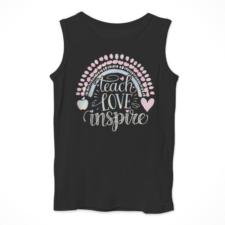 Teach Love Inspire Teacher Men Tank Top, funny design Teach Love Inspire Teacher Men Tank Top, funny design