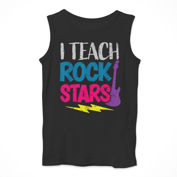 I Teach Rockstars Tee Orchestra Music Teacher Back To School Men Tank Top, funny design I Teach Rockstars Tee Orchestra Music Teacher Back To School Men Tank Top, funny design