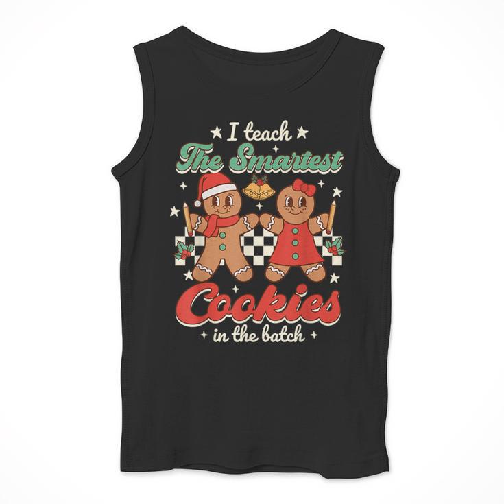I Teach The Smartest Cookies In The Batch Teacher Christmas For Men Women Kids Men Tank Top, funny design